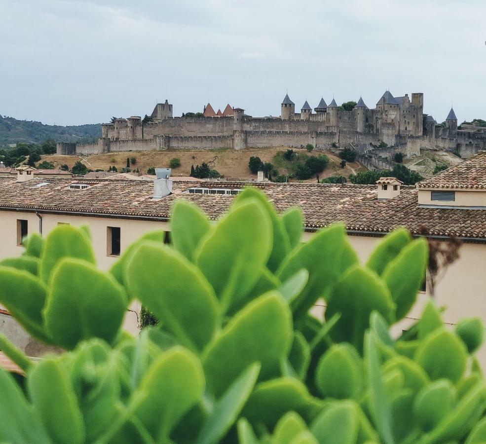Appartement L'Oliveraie - La Cite Plein Les Yeux Carcassonne Bagian luar foto